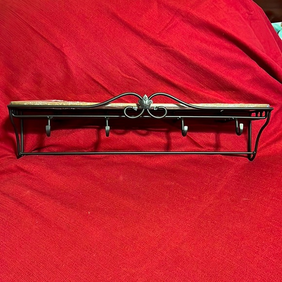 Longaberger Wall Decor Longaberger Wrought Iron Single Wall Shelf